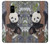 S3793 Peinture de neige mignon bébé panda Etui Coque Housse pour Samsung Galaxy A8 (2018)