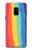 S3799 Arc-en-ciel aquarelle vertical mignon Etui Coque Housse pour Samsung Galaxy A8 (2018)