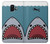 S3825 Plongée en mer de requin de dessin animé Etui Coque Housse pour Samsung Galaxy A6+ (2018), J8 Plus 2018, A6 Plus 2018