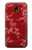S3817 Motif de fleurs de cerisier floral rouge Etui Coque Housse pour Samsung Galaxy J5 (2017) EU Version