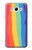 S3799 Arc-en-ciel aquarelle vertical mignon Etui Coque Housse pour Samsung Galaxy J7 (2016)