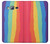 S3799 Arc-en-ciel aquarelle vertical mignon Etui Coque Housse pour Samsung Galaxy J3 (2016)