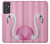 S3805 Flamant Rose Pastel Etui Coque Housse pour Samsung Galaxy Quantum 2