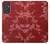 S3817 Motif de fleurs de cerisier floral rouge Etui Coque Housse pour Samsung Galaxy Quantum 2