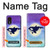 S3807 Killer Whale Orca Lune Pastel Fantaisie Etui Coque Housse pour Samsung Galaxy Xcover 5
