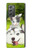 S3795 Peinture Husky Sibérien Ludique Chaton Grincheux Etui Coque Housse pour Samsung Galaxy Z Fold2 5G