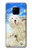 S3794 Ours polaire arctique amoureux de la peinture de phoque Etui Coque Housse pour Huawei Mate 20 Pro