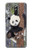 S3793 Peinture de neige mignon bébé panda Etui Coque Housse pour Huawei Mate 20 lite