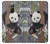 S3793 Peinture de neige mignon bébé panda Etui Coque Housse pour Huawei Mate 20 lite