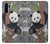 S3793 Peinture de neige mignon bébé panda Etui Coque Housse pour Huawei P30 Pro
