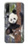 S3793 Peinture de neige mignon bébé panda Etui Coque Housse pour Huawei P30 lite