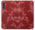 S3817 Motif de fleurs de cerisier floral rouge Etui Coque Housse pour Huawei P20 Pro