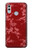 S3817 Motif de fleurs de cerisier floral rouge Etui Coque Housse pour Huawei Honor 10 Lite, Huawei P Smart 2019