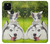 S3795 Peinture Husky Sibérien Ludique Chaton Grincheux Etui Coque Housse pour Google Pixel 5