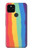 S3799 Arc-en-ciel aquarelle vertical mignon Etui Coque Housse pour Google Pixel 5
