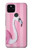 S3805 Flamant Rose Pastel Etui Coque Housse pour Google Pixel 5