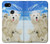 S3794 Ours polaire arctique amoureux de la peinture de phoque Etui Coque Housse pour Google Pixel 3a