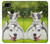 S3795 Peinture Husky Sibérien Ludique Chaton Grincheux Etui Coque Housse pour Google Pixel 3a XL