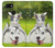 S3795 Peinture Husky Sibérien Ludique Chaton Grincheux Etui Coque Housse pour Google Pixel 3