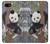 S3793 Peinture de neige mignon bébé panda Etui Coque Housse pour Google Pixel 3 XL