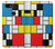 S3814 Composition de dessin au trait Piet Mondrian Etui Coque Housse pour Google Pixel 3 XL