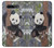 S3793 Peinture de neige mignon bébé panda Etui Coque Housse pour LG K51S