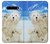 S3794 Ours polaire arctique amoureux de la peinture de phoque Etui Coque Housse pour LG V60 ThinQ 5G