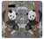 S3793 Peinture de neige mignon bébé panda Etui Coque Housse pour LG V30, LG V30 Plus, LG V30S ThinQ, LG V35, LG V35 ThinQ