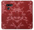 S3817 Motif de fleurs de cerisier floral rouge Etui Coque Housse pour LG G8 ThinQ