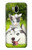 S3795 Peinture Husky Sibérien Ludique Chaton Grincheux Etui Coque Housse pour LG G7 ThinQ