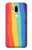 S3799 Arc-en-ciel aquarelle vertical mignon Etui Coque Housse pour LG G7 ThinQ