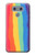 S3799 Arc-en-ciel aquarelle vertical mignon Etui Coque Housse pour LG G6