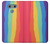 S3799 Arc-en-ciel aquarelle vertical mignon Etui Coque Housse pour LG G6