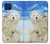 S3794 Ours polaire arctique amoureux de la peinture de phoque Etui Coque Housse pour Motorola One 5G
