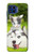 S3795 Peinture Husky Sibérien Ludique Chaton Grincheux Etui Coque Housse pour Motorola One 5G