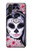 S3821 Sugar Skull Steampunk Fille Gothique Etui Coque Housse pour Motorola One Action (Moto P40 Power)
