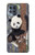 S3793 Peinture de neige mignon bébé panda Etui Coque Housse pour Motorola Moto G100