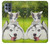 S3795 Peinture Husky Sibérien Ludique Chaton Grincheux Etui Coque Housse pour Motorola Moto G100