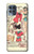 S3820 Poupée de papier de mode de cow-girl vintage Etui Coque Housse pour Motorola Moto G100
