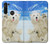 S3794 Ours polaire arctique amoureux de la peinture de phoque Etui Coque Housse pour Motorola Moto G8 Power