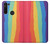 S3799 Arc-en-ciel aquarelle vertical mignon Etui Coque Housse pour Motorola Moto G8 Power