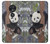 S3793 Peinture de neige mignon bébé panda Etui Coque Housse pour Motorola Moto G7 Play