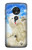 S3794 Ours polaire arctique amoureux de la peinture de phoque Etui Coque Housse pour Motorola Moto G7 Power