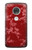 S3817 Motif de fleurs de cerisier floral rouge Etui Coque Housse pour Motorola Moto G7, Moto G7 Plus
