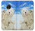 S3794 Ours polaire arctique amoureux de la peinture de phoque Etui Coque Housse pour Motorola Moto G5 Plus
