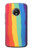 S3799 Arc-en-ciel aquarelle vertical mignon Etui Coque Housse pour Motorola Moto G5 Plus