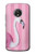 S3805 Flamant Rose Pastel Etui Coque Housse pour Motorola Moto G5 Plus