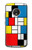 S3814 Composition de dessin au trait Piet Mondrian Etui Coque Housse pour Motorola Moto G5 Plus