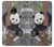 S3793 Peinture de neige mignon bébé panda Etui Coque Housse pour Motorola Moto G5