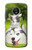S3795 Peinture Husky Sibérien Ludique Chaton Grincheux Etui Coque Housse pour Motorola Moto G5